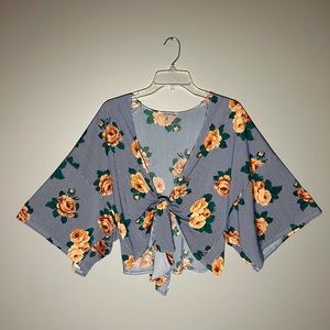 Floral crop top